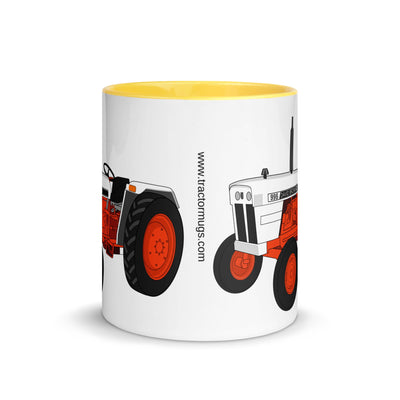 The Tractors Mugs Store Case David Brown 996 (1974) Mug with Color Inside Quality Farmers Merch