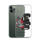 The Tractors Mugs Store Case IH Maxxum 150 Activedrive 8 Clear Case for iPhone® Quality Farmers Merch