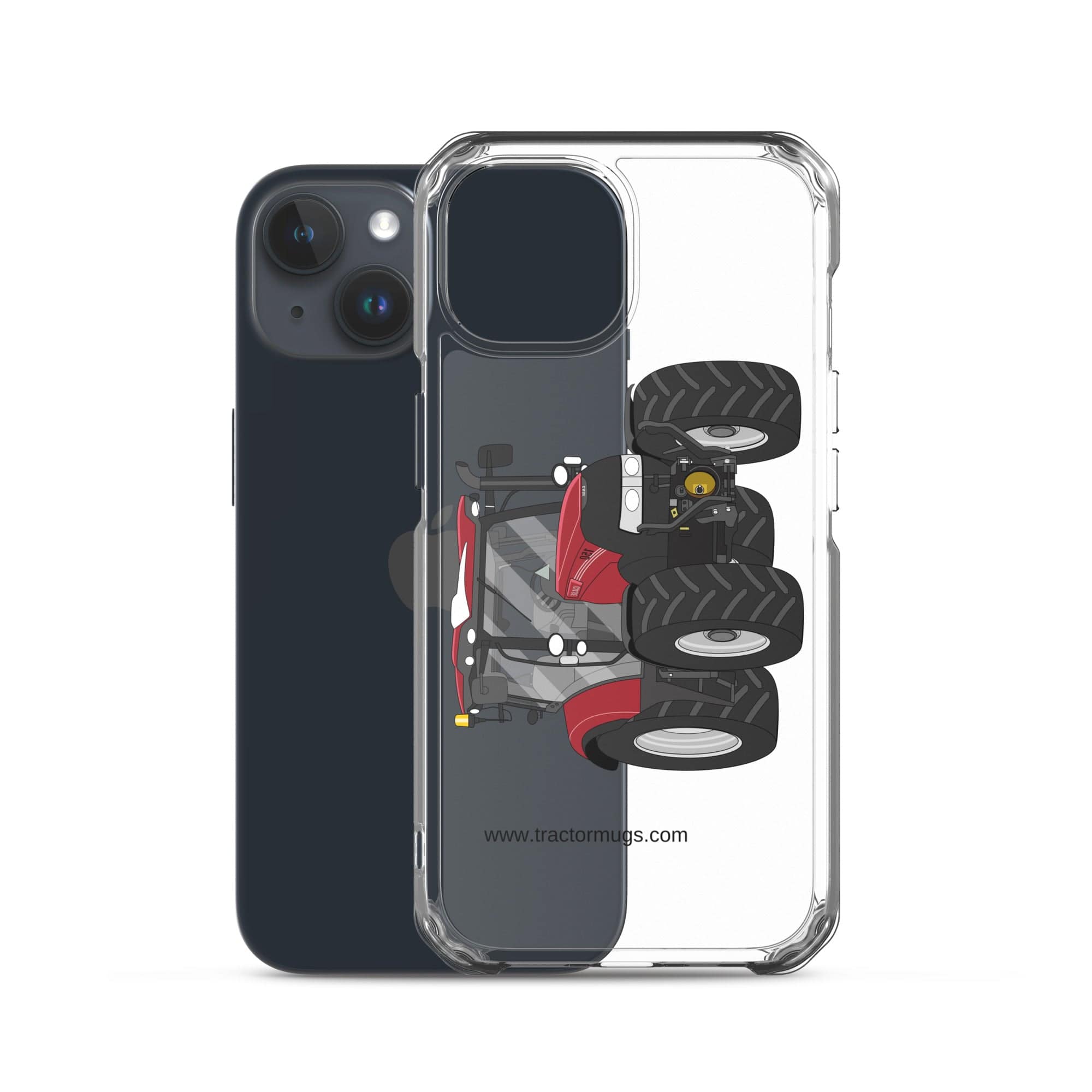 The Tractors Mugs Store Case IH Maxxum 150 Activedrive 8 Clear Case for iPhone® Quality Farmers Merch