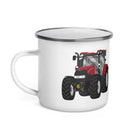 The Tractors Mugs Store Case IH Maxxum 150 Activedrive 8 Enamel Mug Quality Farmers Merch