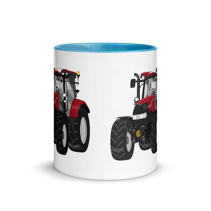 The Tractors Mugs Store Case IH Maxxum 150 Activedrive 8 Mug with Color Inside Quality Farmers Merch