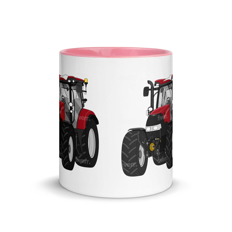 The Tractors Mugs Store Case IH Maxxum 150 Activedrive 8 Mug with Color Inside Quality Farmers Merch