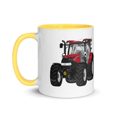 The Tractors Mugs Store Case IH Maxxum 150 Activedrive 8 Mug with Color Inside Quality Farmers Merch