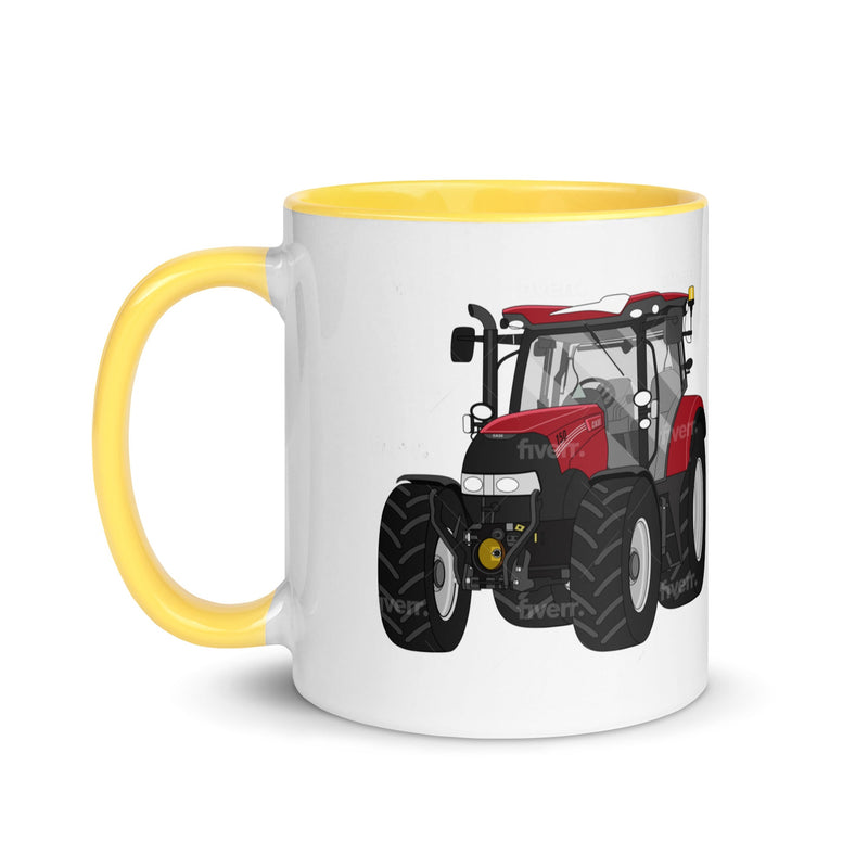 The Tractors Mugs Store Case IH Maxxum 150 Activedrive 8 Mug with Color Inside Quality Farmers Merch