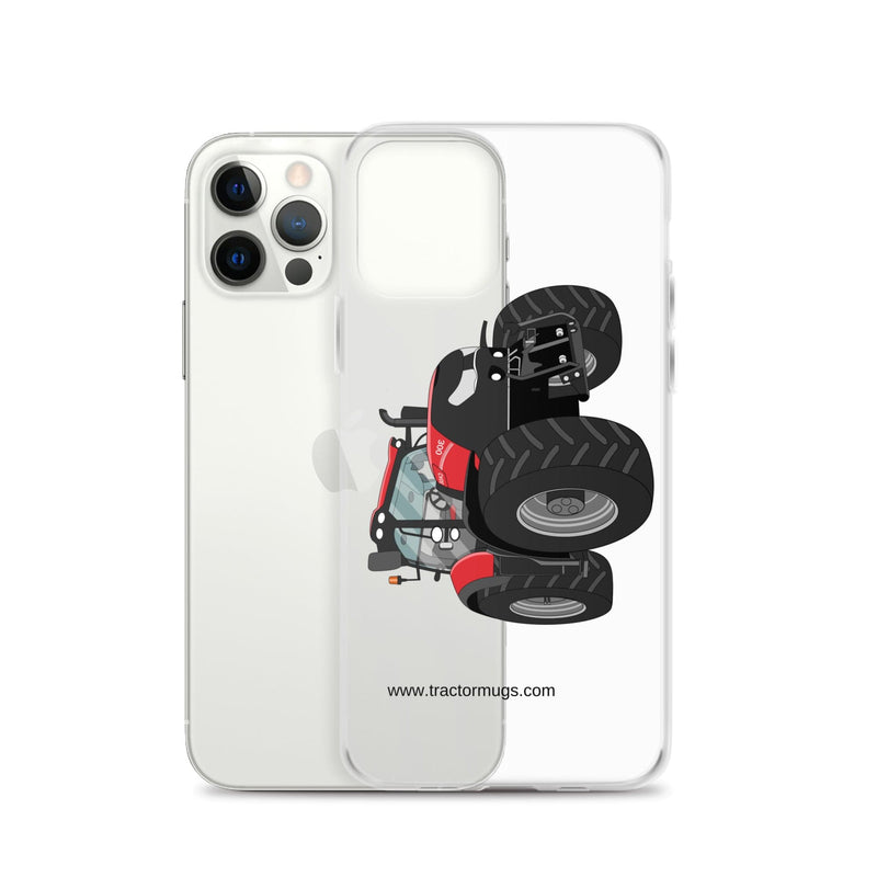 The Tractors Mugs Store Case IH Optum 300 CVX Clear Case for iPhone® Quality Farmers Merch