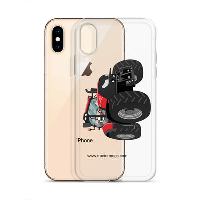 The Tractors Mugs Store Case IH Optum 300 CVX Clear Case for iPhone® Quality Farmers Merch