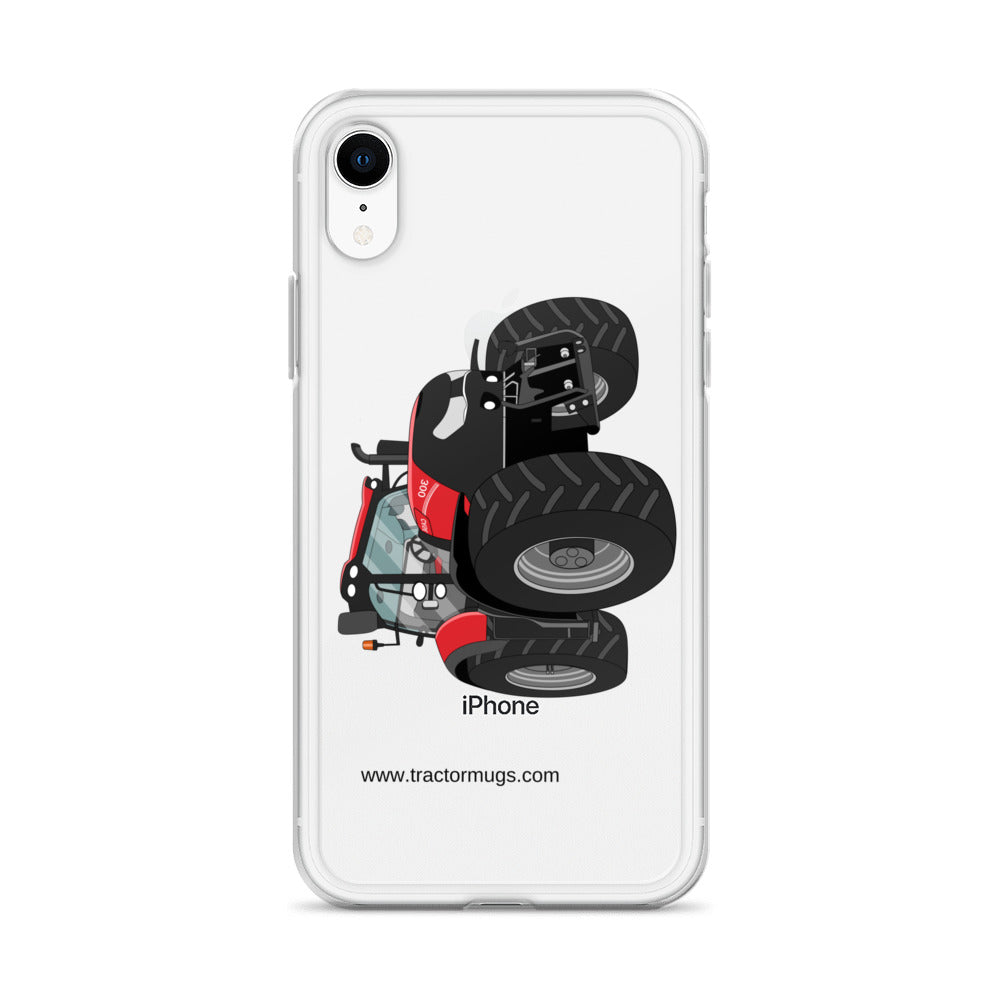 The Tractors Mugs Store Case IH Optum 300 CVX Clear Case for iPhone® Quality Farmers Merch