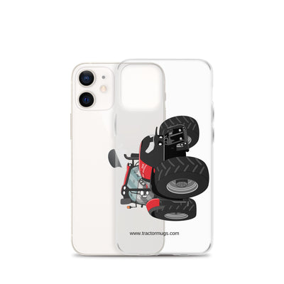 The Tractors Mugs Store Case IH Optum 300 CVX Clear Case for iPhone® Quality Farmers Merch