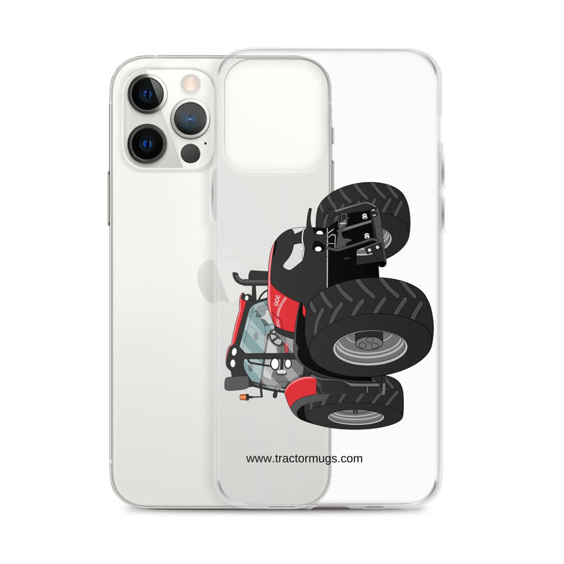 The Tractors Mugs Store Case IH Optum 300 CVX Clear Case for iPhone® Quality Farmers Merch