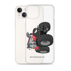 The Tractors Mugs Store Case IH Optum 300 CVX Clear Case for iPhone® Quality Farmers Merch