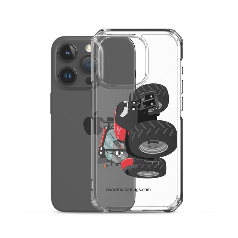 The Tractors Mugs Store Case IH Optum 300 CVX Clear Case for iPhone® Quality Farmers Merch
