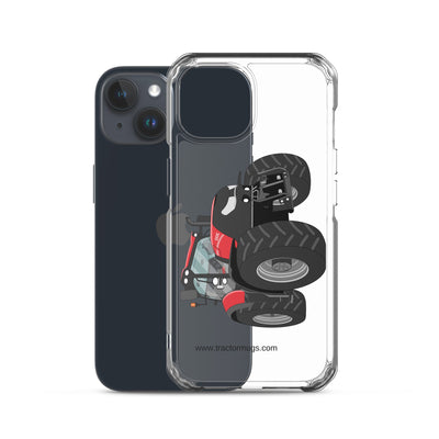 The Tractors Mugs Store Case IH Optum 300 CVX Clear Case for iPhone® Quality Farmers Merch