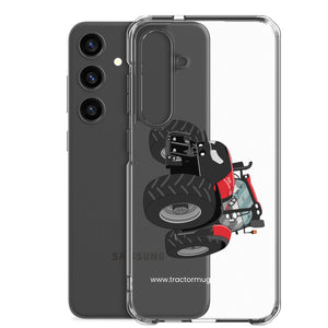 The Tractors Mugs Store Case IH Optum 300 CVX Clear Case for Samsung® Quality Farmers Merch