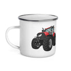 The Tractors Mugs Store Case IH Optum 300 CVX Enamel Mug Quality Farmers Merch