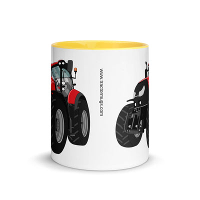 The Tractors Mugs Store Case IH Optum 300 CVX Mug with Color Inside Quality Farmers Merch