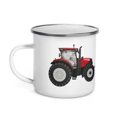 The Tractors Mugs Store Case IH Puma 260 CVX Drive (2023) Enamel Mug Quality Farmers Merch