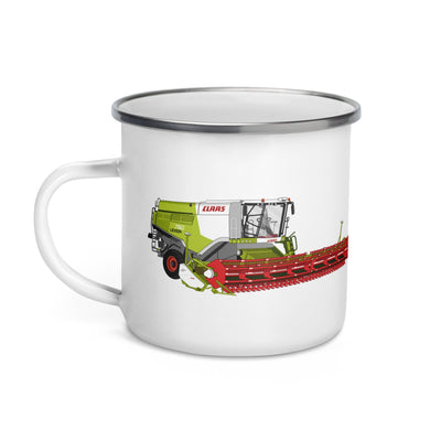The Tractors Mugs Store Class Lexion 760 TT Enamel Mug Quality Farmers Merch