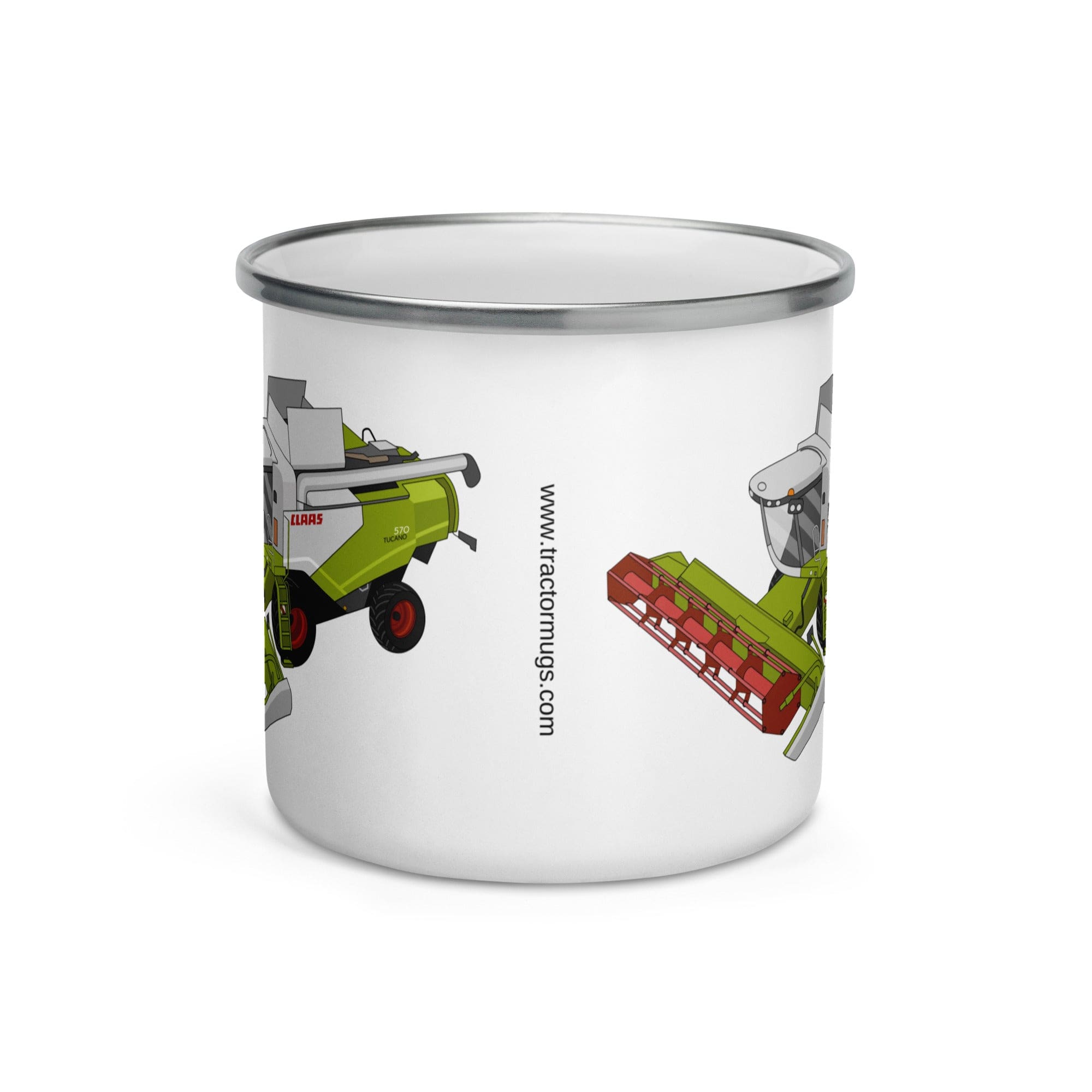 The Tractors Mugs Store Class Tucano 570 Enamel Mug Quality Farmers Merch