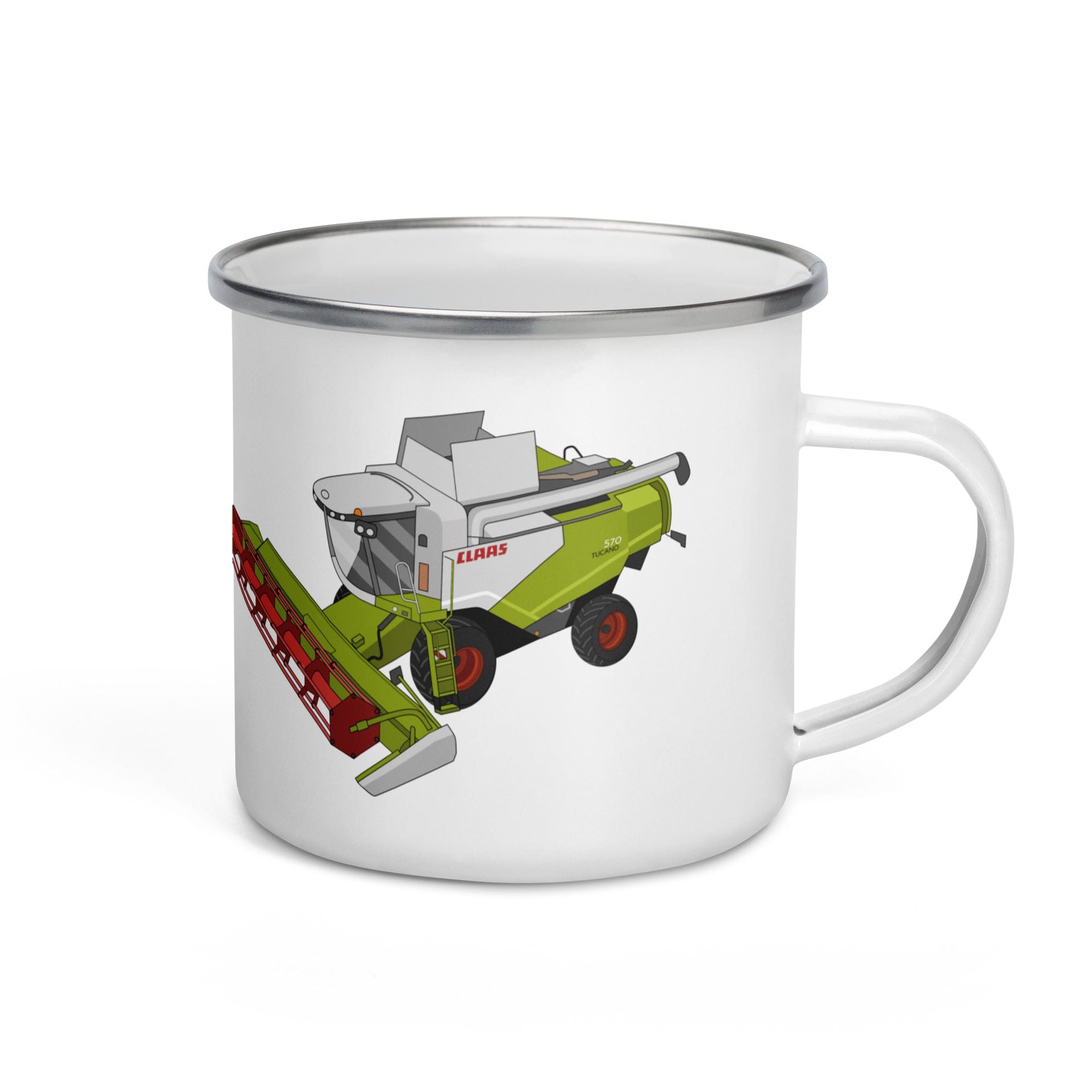 The Tractors Mugs Store Class Tucano 570 Enamel Mug Quality Farmers Merch