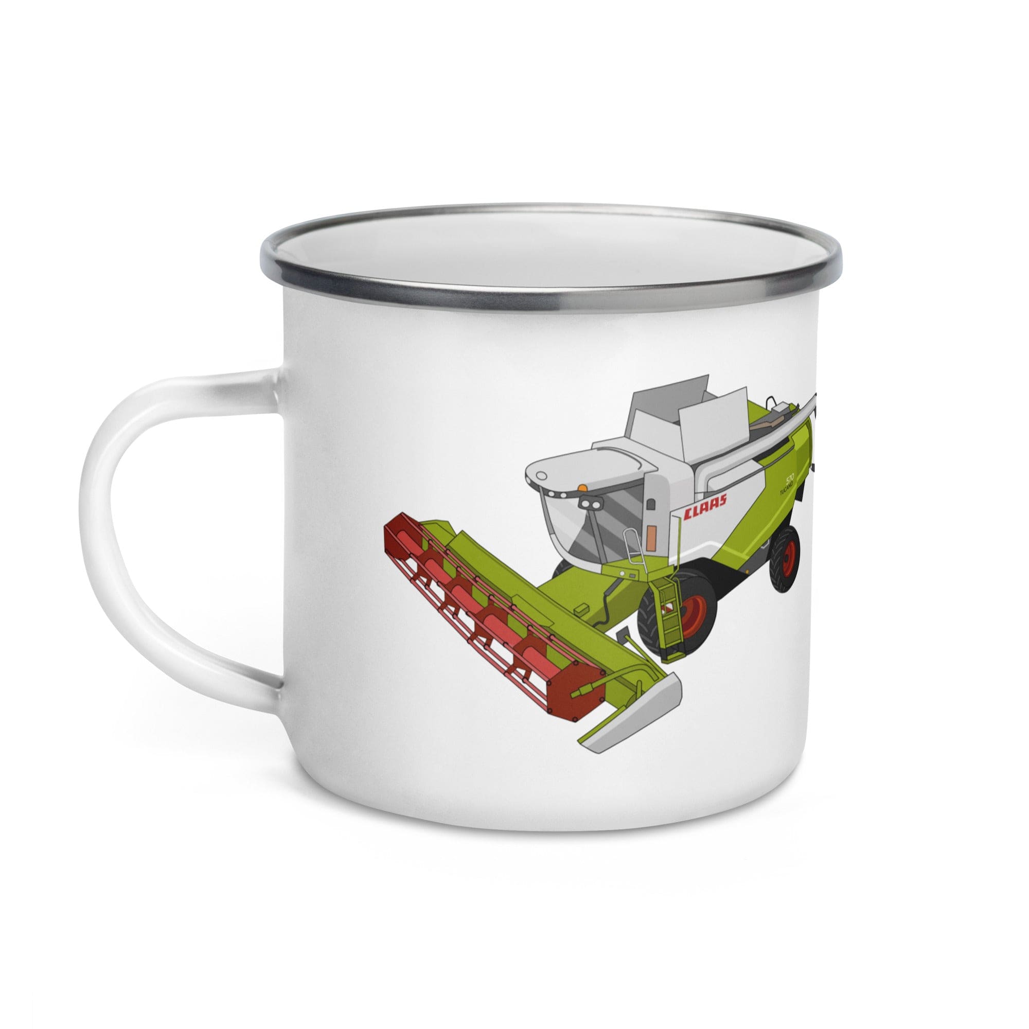 The Tractors Mugs Store Class Tucano 570 Enamel Mug Quality Farmers Merch