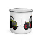 The Tractors Mugs Store Class Xerion 5000 Tractor VC Enamel Mug Quality Farmers Merch