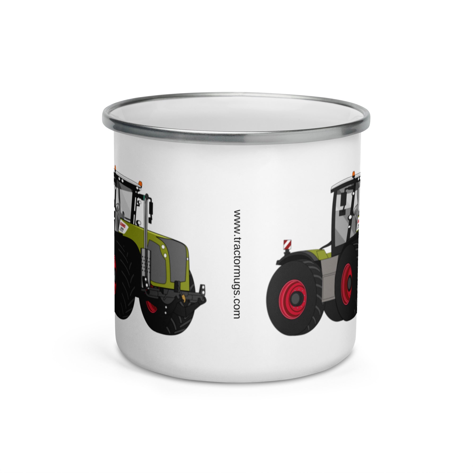 The Tractors Mugs Store Class Xerion 5000 Tractor VC Enamel Mug Quality Farmers Merch