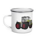 The Tractors Mugs Store Class Xerion 5000 Tractor VC Enamel Mug Quality Farmers Merch