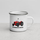 The Tractors Mugs Store Classic Rock Massey Ferguson 35X Enamel Mug Quality Farmers Merch