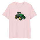 The Tractors Mugs Store Cotton Pink / S John Deere 7710 Unisex organic cotton t-shirt Quality Farmers Merch