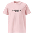 The Tractors Mugs Store Cotton Pink / S Republic of Dairy Unisex organic cotton t-shirt Quality Farmers Merch