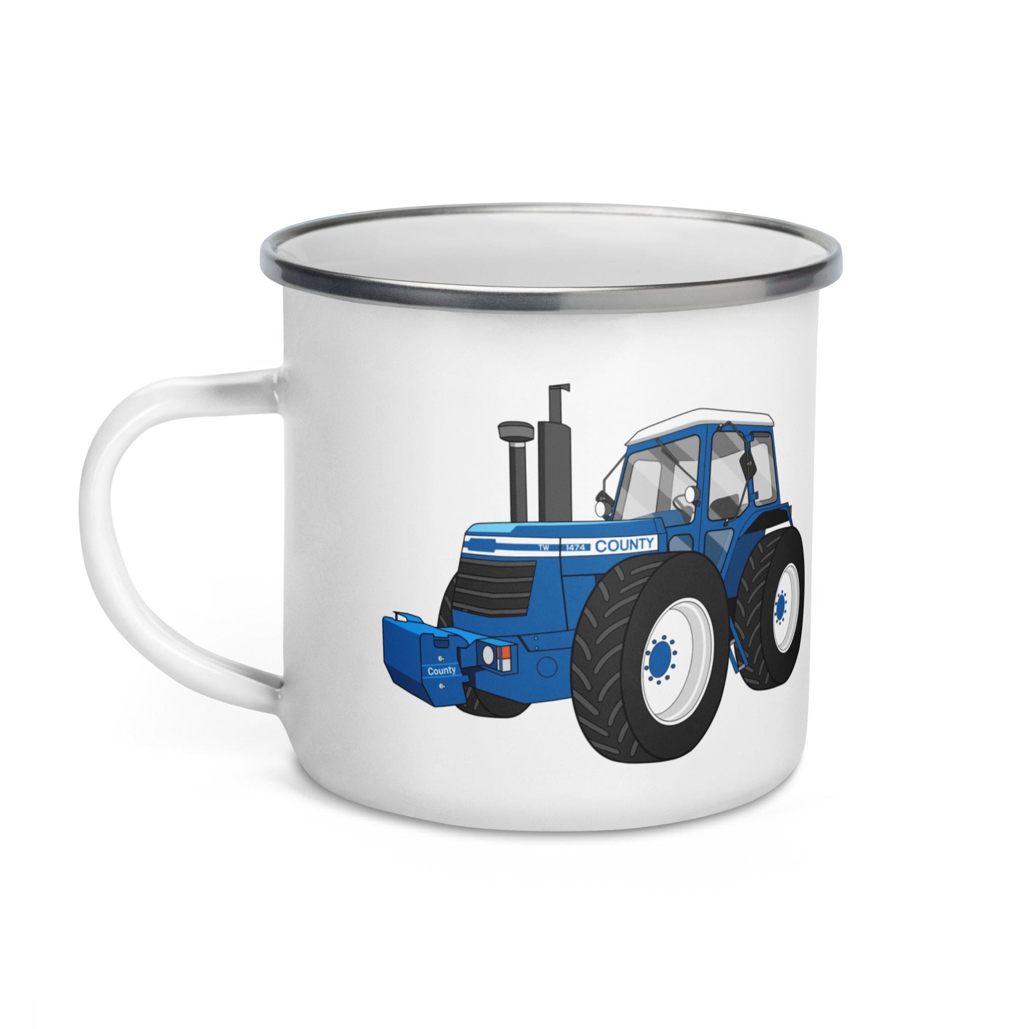 The Tractors Mugs Store County 1474 (1982) Enamel Mug Quality Farmers Merch