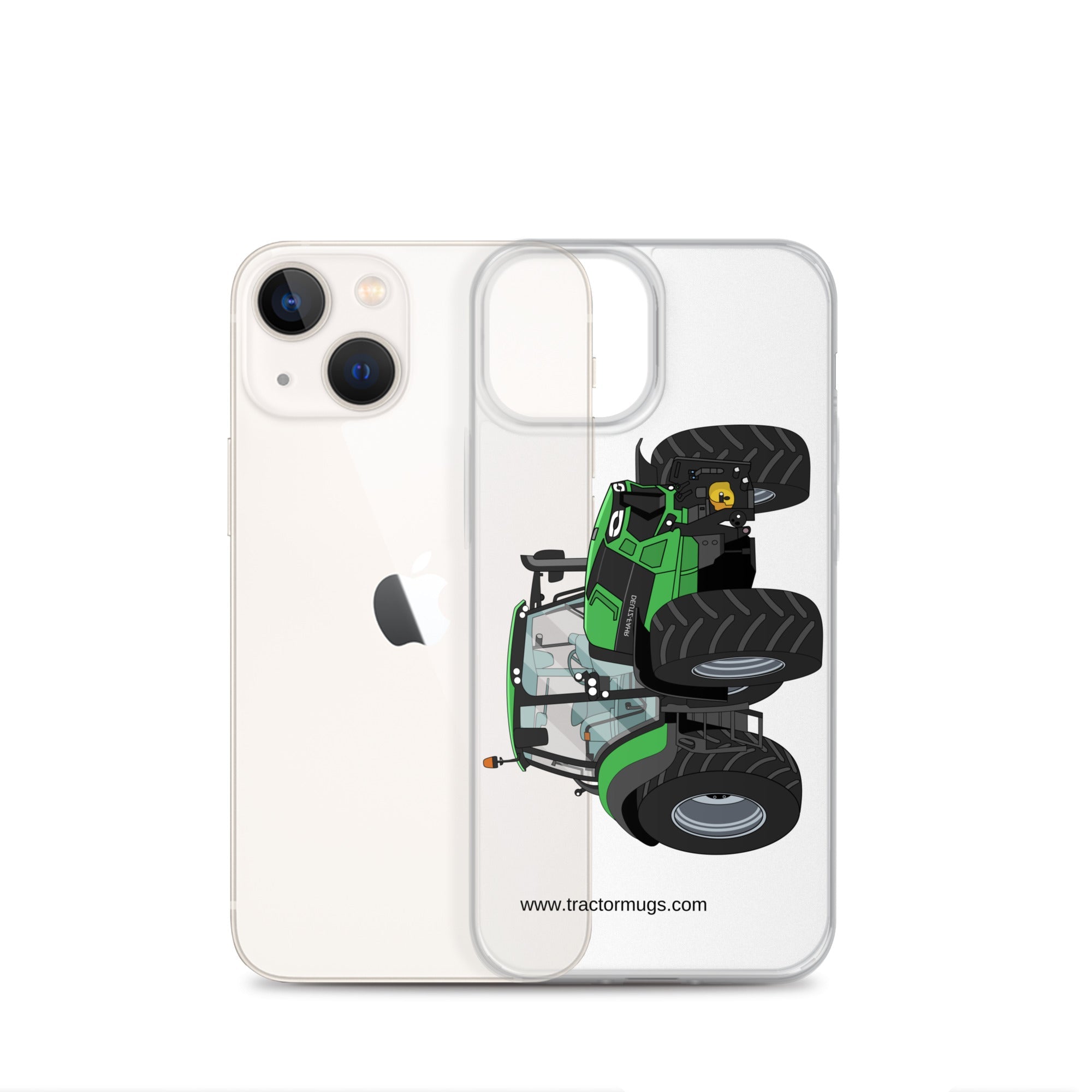 The Tractors Mugs Store Deutz - Fahr Agrotron 7250 Ttv Clear Case for iPhone® Quality Farmers Merch