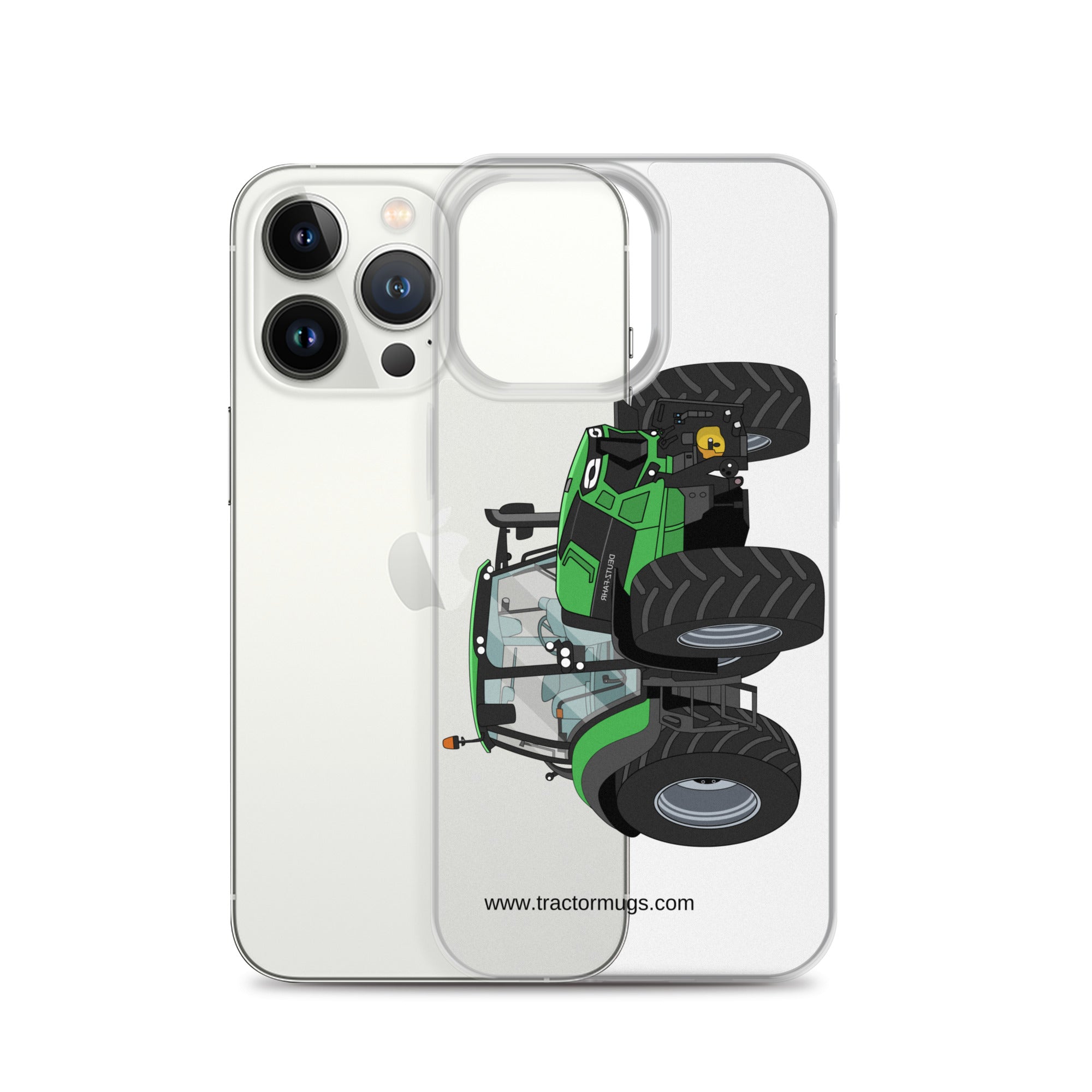 The Tractors Mugs Store Deutz - Fahr Agrotron 7250 Ttv Clear Case for iPhone® Quality Farmers Merch