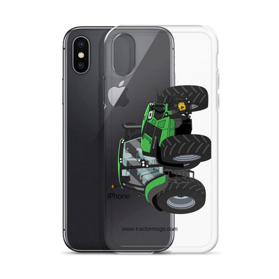 The Tractors Mugs Store Deutz - Fahr Agrotron 7250 Ttv Clear Case for iPhone® Quality Farmers Merch