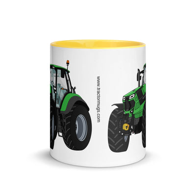The Tractors Mugs Store Deutz - Fahr Agrotron 7250 Ttv Mug with Color Inside Quality Farmers Merch