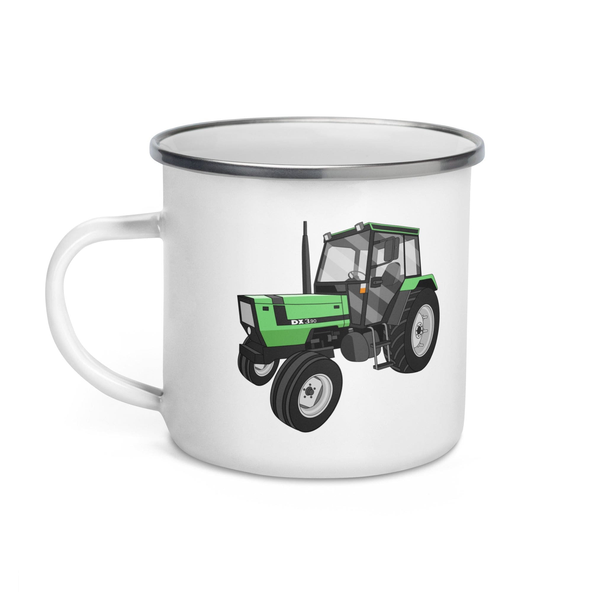 The Tractors Mugs Store Deutz Fahr DX 3.90 Enamel Mug Quality Farmers Merch