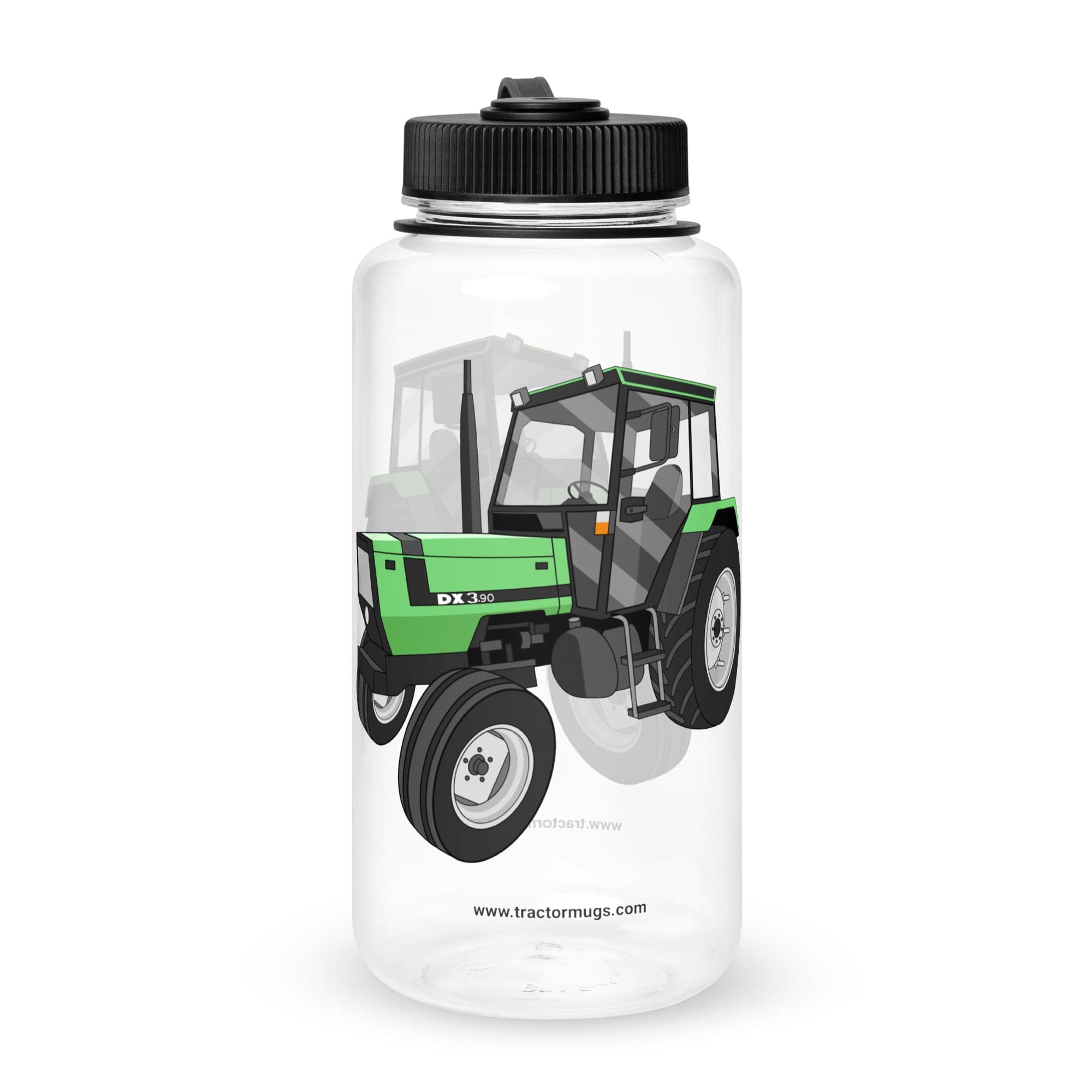 The Tractors Mugs Store Deutz Fahr DX 3.90 Wide mouth plastic water bottle Quality Farmers Merch