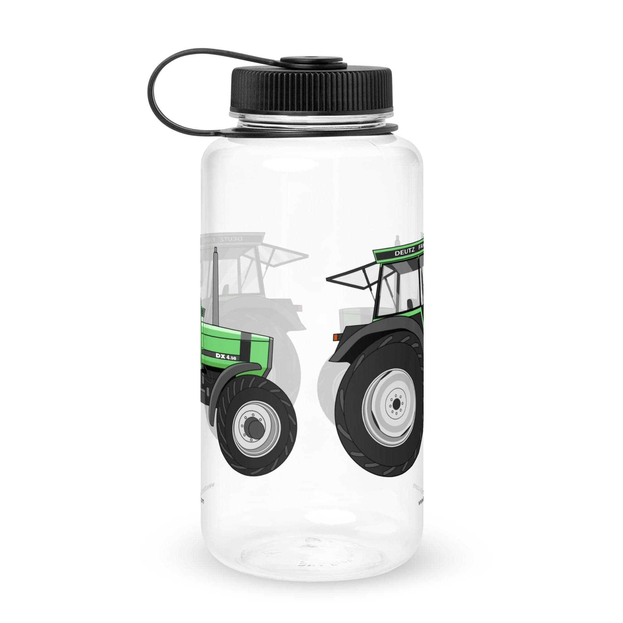 The Tractors Mugs Store Deutz Fahr DX 4.50 Wide mouth plastic water bottle Quality Farmers Merch