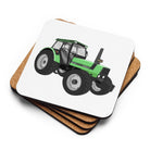 The Tractors Mugs Store Deutz Fahr DX 6.30 Cork-back coaster Quality Farmers Merch