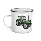 The Tractors Mugs Store Deutz Fahr DX 6.30 Enamel Mug Quality Farmers Merch