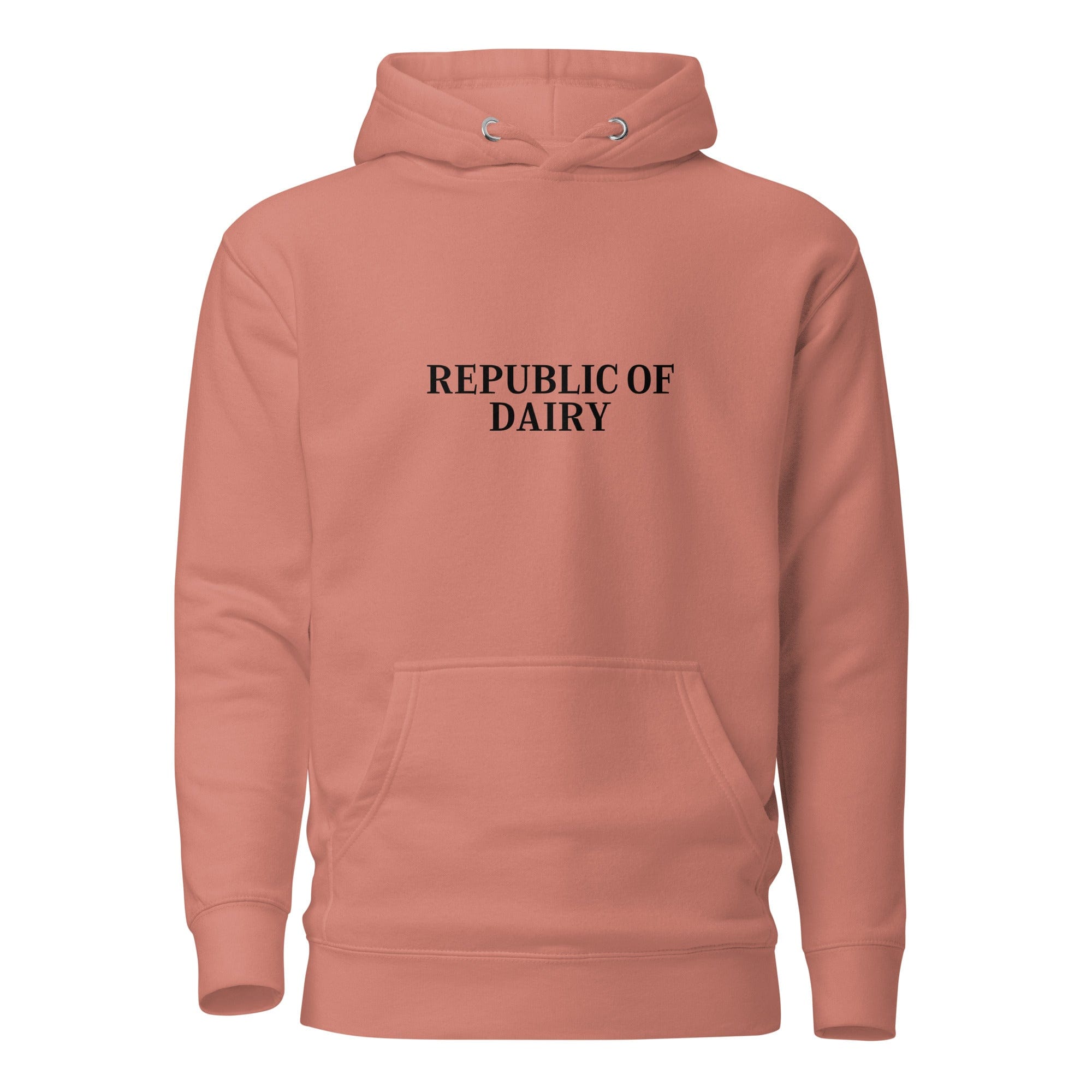 The Tractors Mugs Store Dusty Rose / S Republic of Dairy Unisex Hoodie Quality Farmers Merch