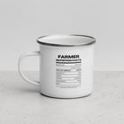 The Tractors Mugs Store Farmers Nutriton Enamel Mug Quality Farmers Merch