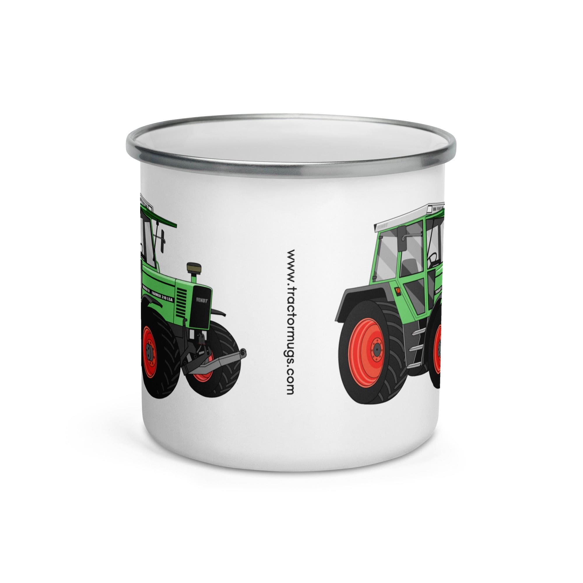 The Tractors Mugs Store Fendt 310 LSA | Enamel Mug Quality Farmers Merch