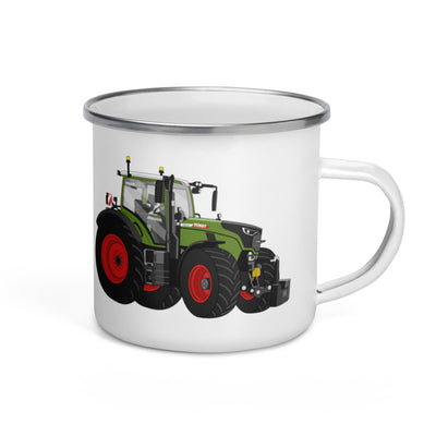 The Tractors Mugs Store Fendt 728 Vario Enamel Mug Quality Farmers Merch