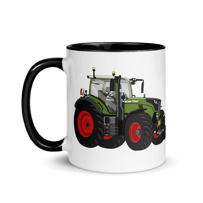 The Tractors Mugs Store Fendt 728 Vario Mug with Color Inside Quality Farmers Merch