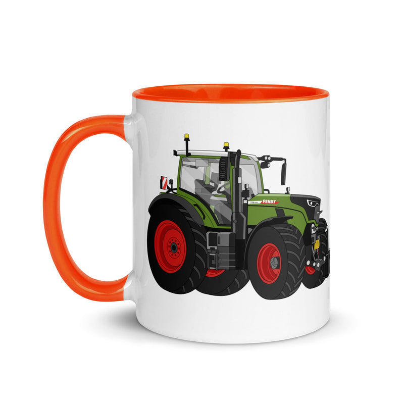 The Tractors Mugs Store Fendt 728 Vario Mug with Color Inside Quality Farmers Merch