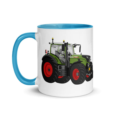 The Tractors Mugs Store Fendt 728 Vario Mug with Color Inside Quality Farmers Merch
