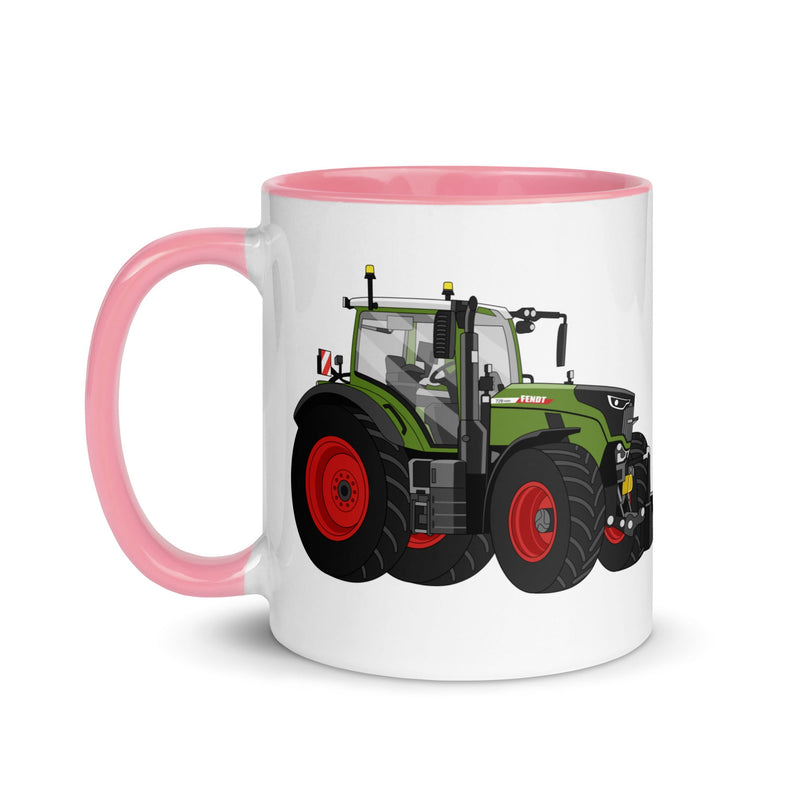 The Tractors Mugs Store Fendt 728 Vario Mug with Color Inside Quality Farmers Merch