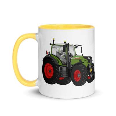 The Tractors Mugs Store Fendt 728 Vario Mug with Color Inside Quality Farmers Merch