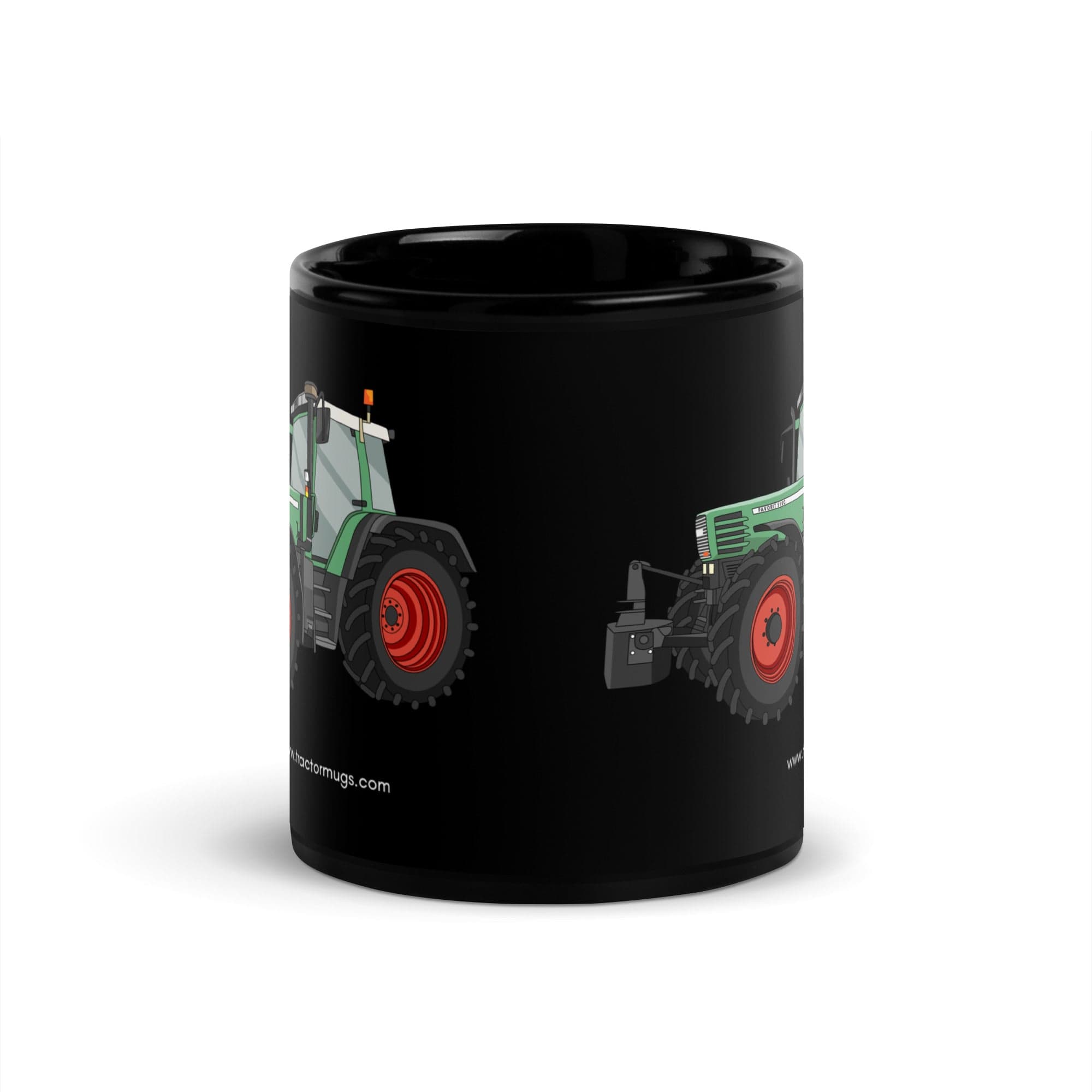 The Tractors Mugs Store Fendt Favorit 515 Black Glossy Mug Quality Farmers Merch